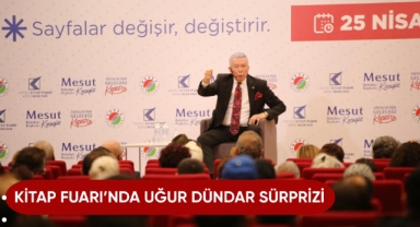 Kitap Fuarı’nda Uğur Dündar sürprizi