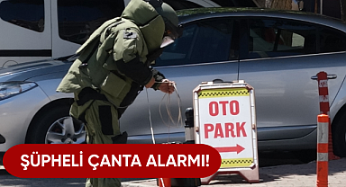 Şüpheli çanta alarmı!