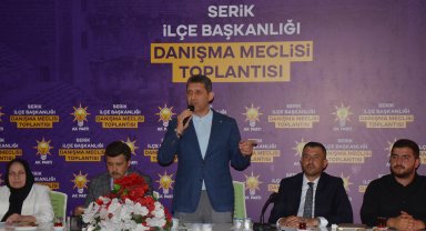 AK Parti Serik İlçe Danışma Meclisi toplantısı yapıldı