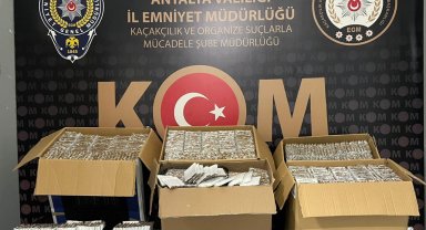 Antalya emniyetinden kaçakçılık operasyonu
