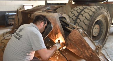 Belediye araçlarının bakım onarımında önemli tasarruf