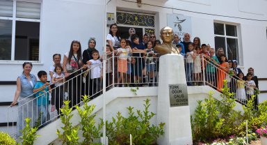 Çocuklar Sapadere İpek Evi'nde