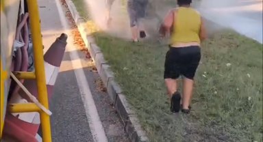 Çocukları serinleten sürpriz