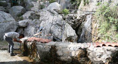 Dağ keçileriyle ünlü şelalede 'kuraklık' tehlikesi