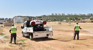 Kepez'de bayram sonrası hijyen temizliği