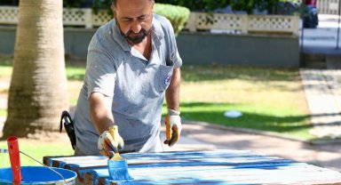 Kepez'in Mevlana Parkı yenilendi