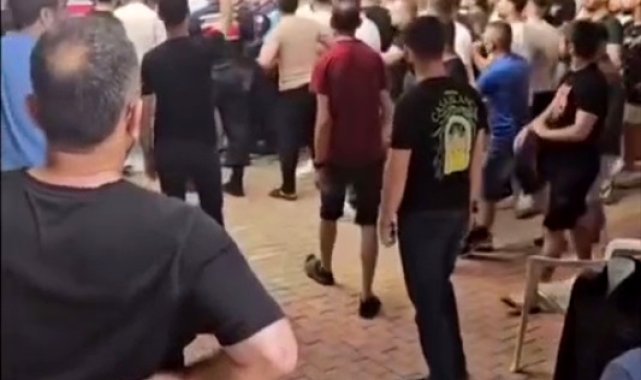 Alanya'da marka avukatları ile esnaf arasında arbede: 6 gözaltı Video eklendi