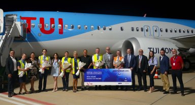 Amsterdam'dan ilk uçuş gerçekleşti