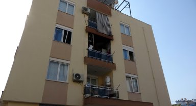 Balkonda çıkan yangın korkuttu