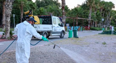 Büyükşehir vektörel mücadele çalışmalarını mesire alanlarında da sürdürüyor