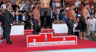 Çilenker'in başpehlivanlık coşkusu