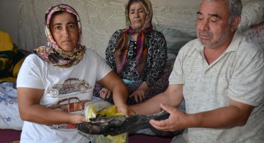 Evlerinde çıkan yangında 90 bin lira birikimleri de yandı