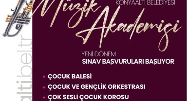 Geleceğin sanatçıları Konyaaltı'nda yetişiyor