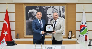 Kaymakam Dervişoğlu'ndan Başkan Kocagöz'e ziyaret