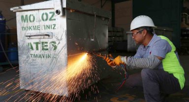 Kepez Belediyesi'nden ekonomik ve sürdürülebilir konteyner üretimi