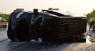 Minibüsün çarptığı çekicinin sürücüsü öldü