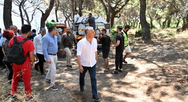 Muratpaşa, 19 araçla yangına müdahale etti