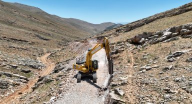 Müren yayla yolunda iyileştirme çalışmaları tamamlandı