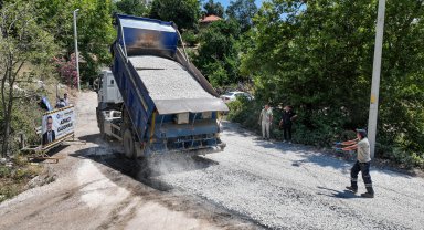 Serik Haskızılören Mahallesi yeni yoluna kavuştu