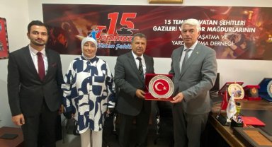 Tanrıöver'den 15 Temmuz Vatan Şehitleri Derneği'ne ziyaret