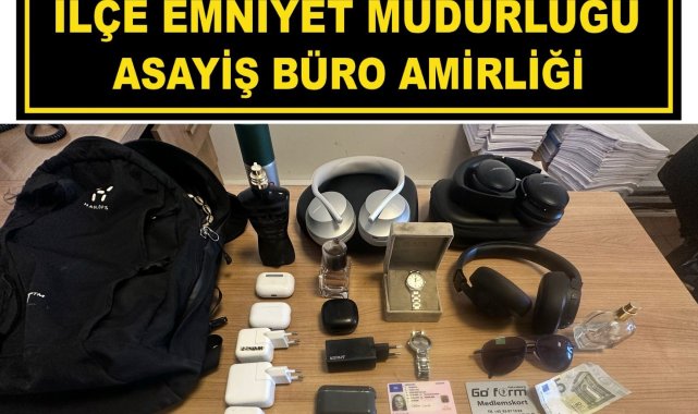 Uyuşturucu hükümlüsü hırsızlıktan yakalandı