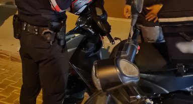 Antalya'da yunus polis denetimi