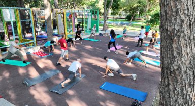 Antalyalılar güne sporla başlıyor