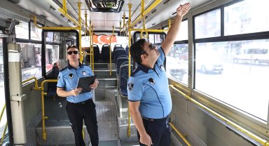 Halk otobüslerinde klima denetimi sürüyor