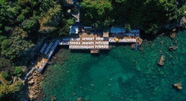 Kavurucu sıcaktan kaçanların rotası; Muratpaşa Falez Plajları