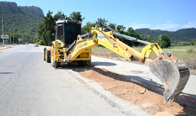 Kemer'de altyapı çalışmaları