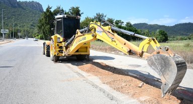 Kemer'de altyapı çalışmaları