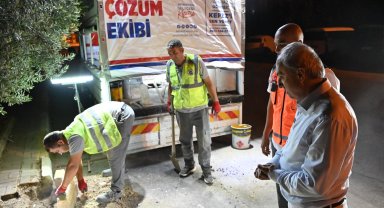 Kepez, 'Anında Çözüm Ekibi' ile gece gündüz sahada