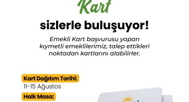 Konyaaltı'nda Emekli Kart için geri sayım