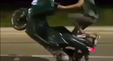 Motosikletle 'akrobasiye' 59 bin lira ceza