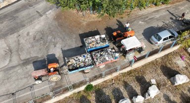 Perge Antik Kenti'nde çevre temizliği