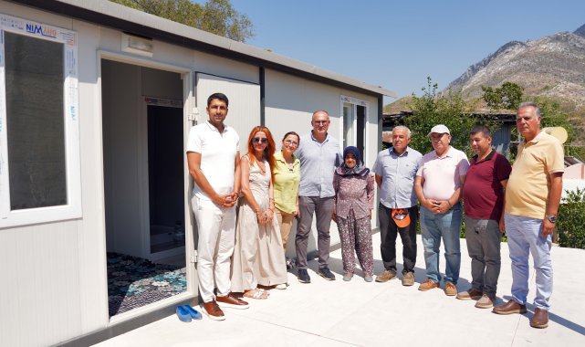 Yeni evine kavuştu
