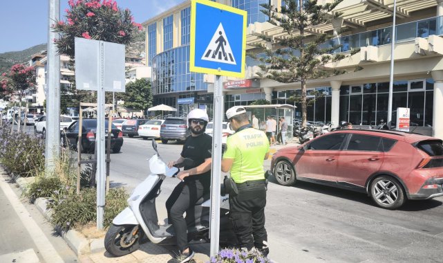 Alanya'da kameralı trafik denetimi