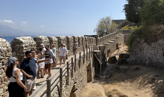 Alanya'nın simgelerine 44 bin ziyaretçi