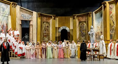 Aspendos'ta 'Tosca' operası