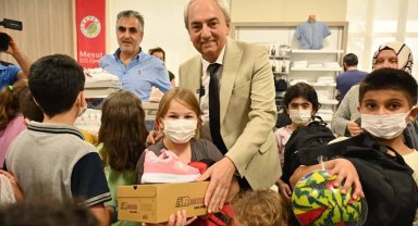 Başkan Kocagöz'den minik kalplere sıcak dokunuş