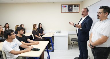 Başkan Kotan etüt merkezinde gençlerle buluştu