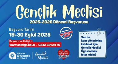 Büyükşehir Gençlik Meclisine başvurular başladı