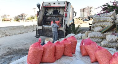 Kepez'de 1,5 ton patates imha edildi