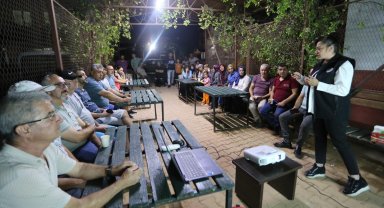 Kepez'den site sakinlerine Afet Farkındalık Eğitimi