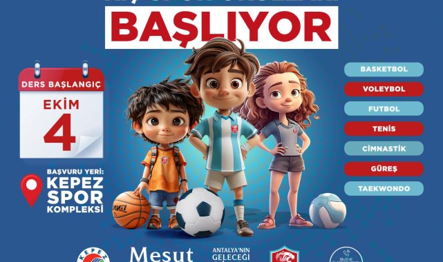 Kepez'in Kış Spor Okulları başlıyor