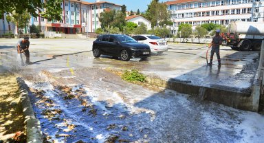Okullarda temizlik seferberliği