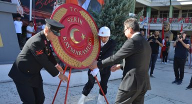 Serik'te Gaziler Günü kutlandı