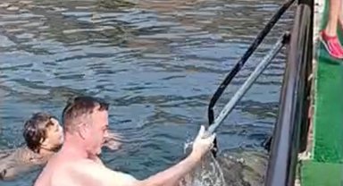 3 gündür aranan İrlandalı turistin baraj gölüne girdiği görüntüler ortaya çıktı