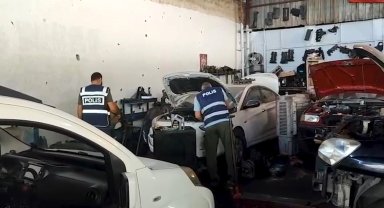 Antalya'da 'change' araç operasyonu