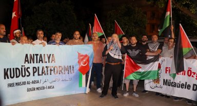 Antalya'da Küresel Sumud Filosu'na destek